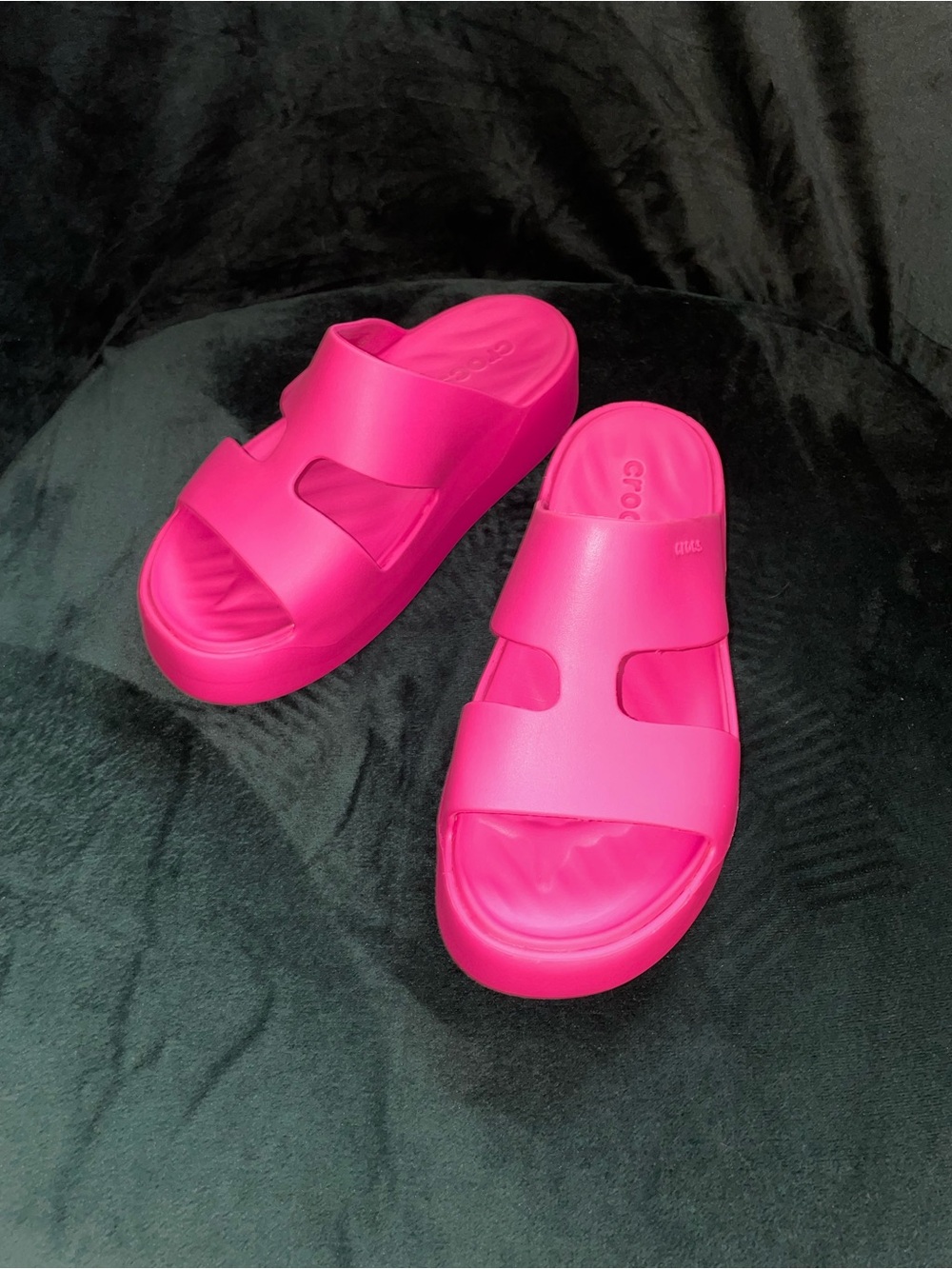 CROCS Getaway H-Strap Platform Slide Sandals
